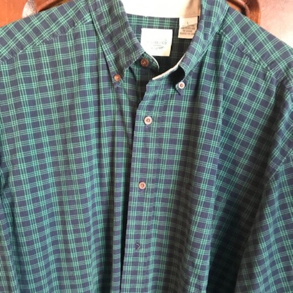 G.H. Bass & Co. Men's LS Button Down Sport Shirt Size L - Picture 1 of 8